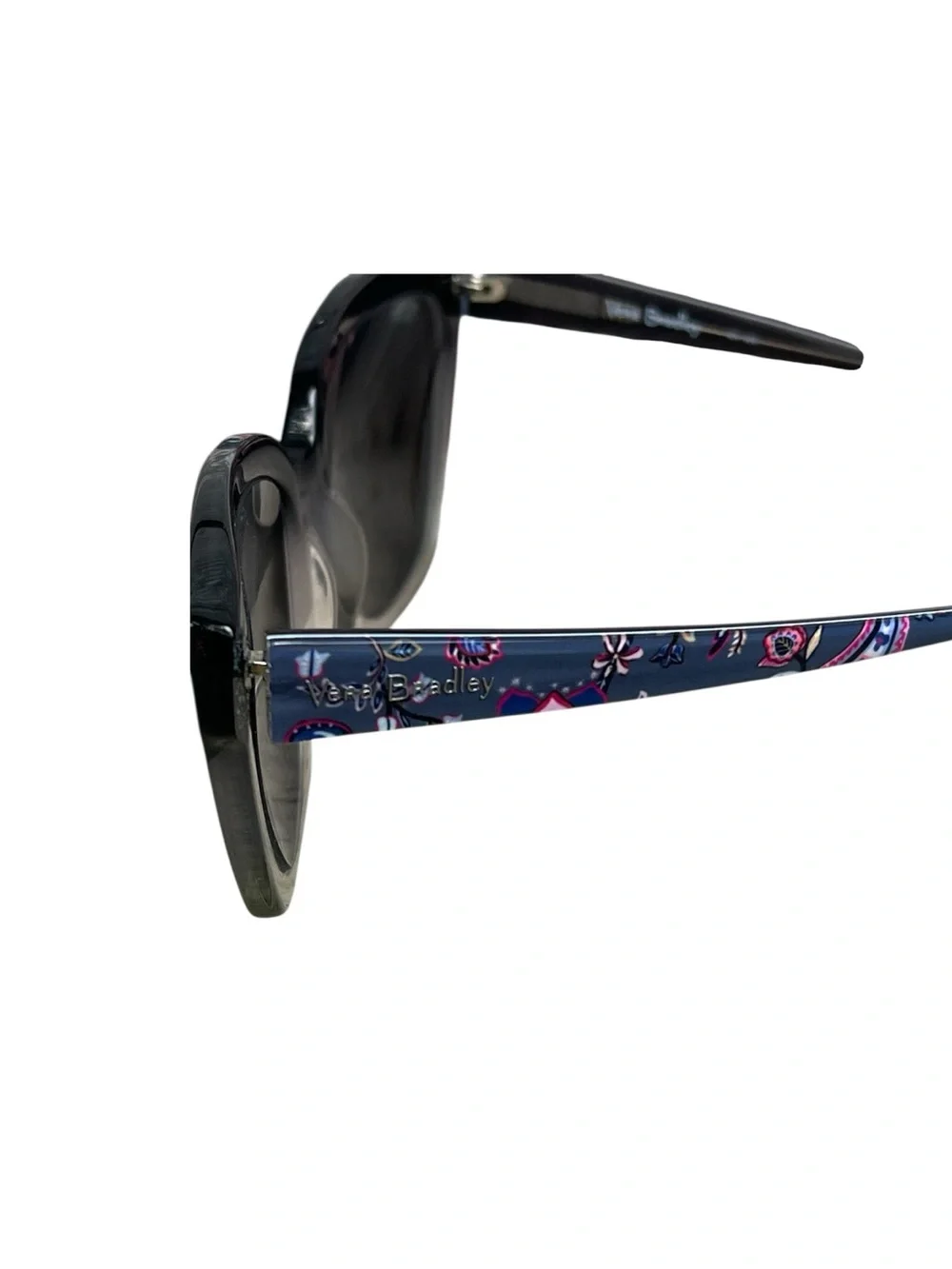 Vera Bradley Paisley Sunglasses in the matching case with clean cloth.